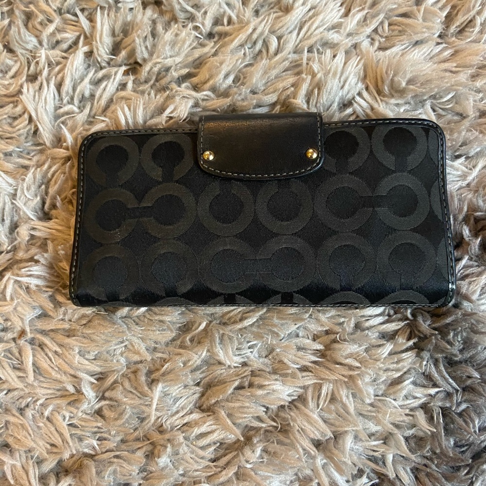 —SOLD— Black Coach Wallet - Picture 2 of 7